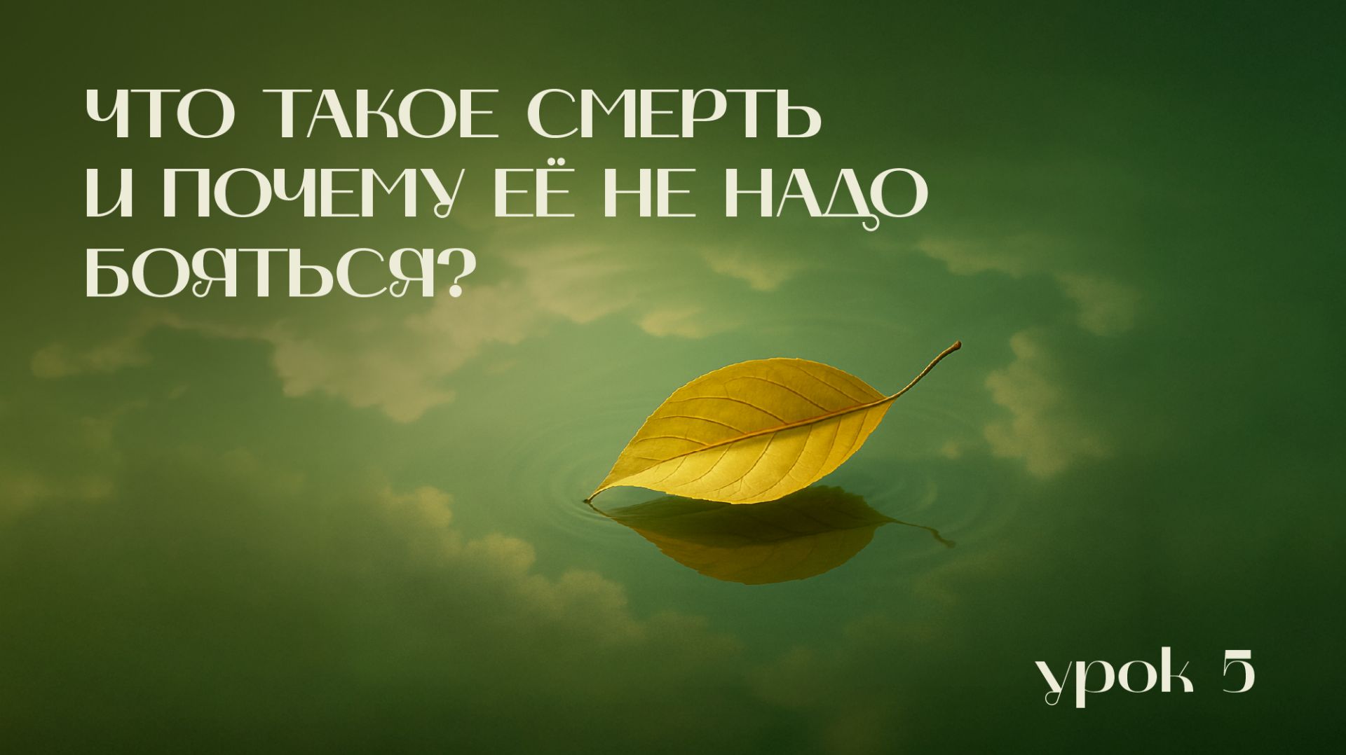 Что такое смерть и почему её не надо бояться? | Древо жизни