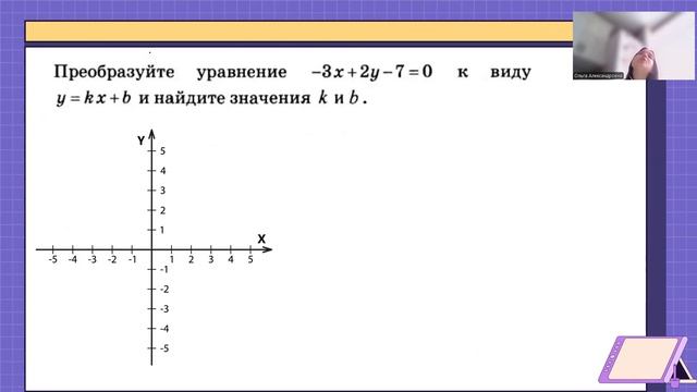 Построение прямой