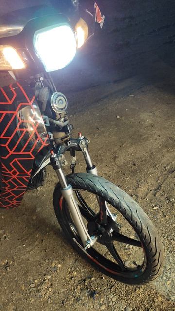 Тюнинг передней вилки Honda Super Cub AA04