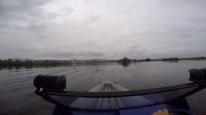 Испытание аэролодки на базе мотора HONDA L15A