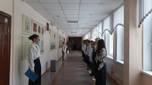 Вынос флага Российской Федерации в Лицее №1