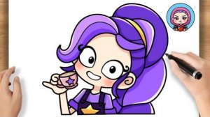 КАК НАРИСОВАТЬ ЧАЕПИТИЕ ЛИЛИ ЛАВБРЕЙДЗ | POPPY PLAYTIME ПО ШАГАМ