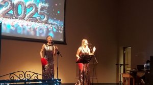 Концерт женского дуэта в санатории "Виктория". Композиция "За четыре моря" (05.01.25)