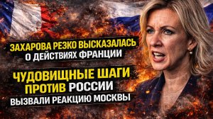Захарова заявила о "чудовищных" шагах Франции в отношении России