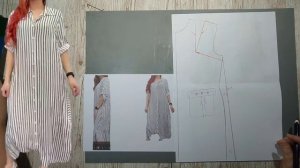 Моделирование. Такое платье носят только стильные. Выкройка № 2027.