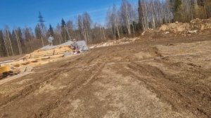 Как хранить брус на стройке площадке?