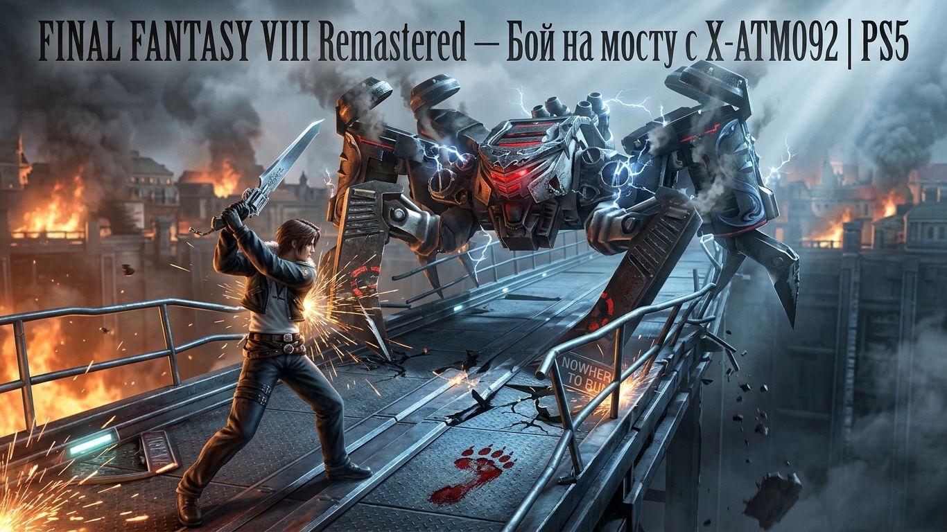 FINAL FANTASY VIII Remastered — Бой на мосту с X-ATM092 | PS5