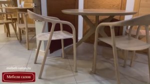 Стол обеденный из массива дуба "Essen" и Стулья "Chamberlain Continental" фабрика Стэнлес (Беларусь)