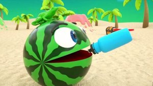 Мультики для детей - Приключения с Пакман - дикие животные для детей - Игрушки с животными для детей