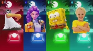 ВЛАД И НИКИ против ГУБКА БОБ и ЭНГРИ БЕРДС 2 — Битва Героев и K-POP ОХОТНИКИ НА ДЕМОНОВ 👦⚡️