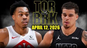 13.04.2026 | ОБЗОР МАТЧА | Торонто Рэпторс - Бруклин Нетс | Highlights