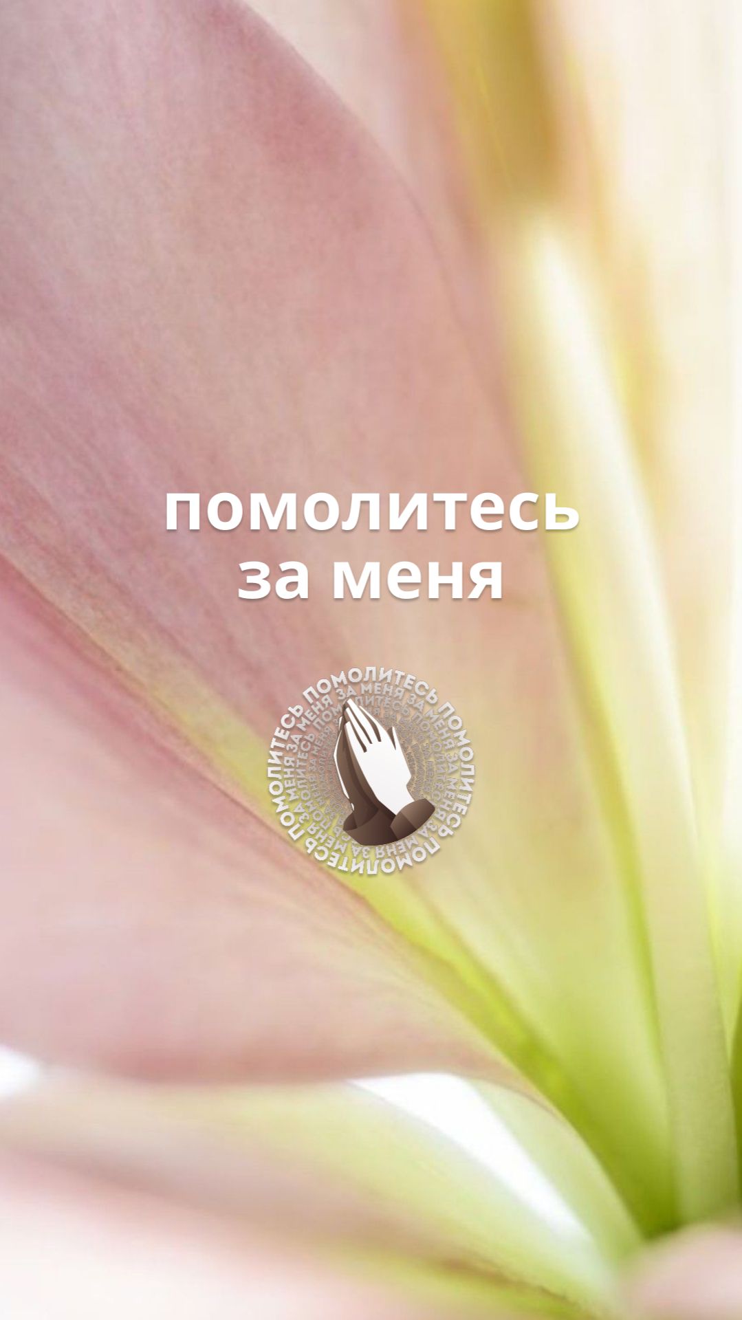 Помолитесь за меня!