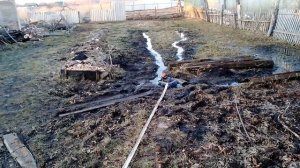 Закончил выкачку двора 🙂