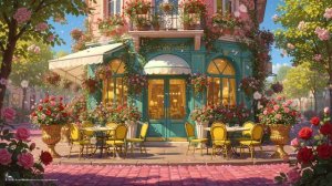 𝐑𝐎𝐒𝐄 𝐆𝐀𝐑𝐃𝐄𝐍 𝐏𝐀𝐑𝐈𝐒 𝐂𝐀𝐅𝐄́  French Instrumental Music | Relaxing Jazz Playlist