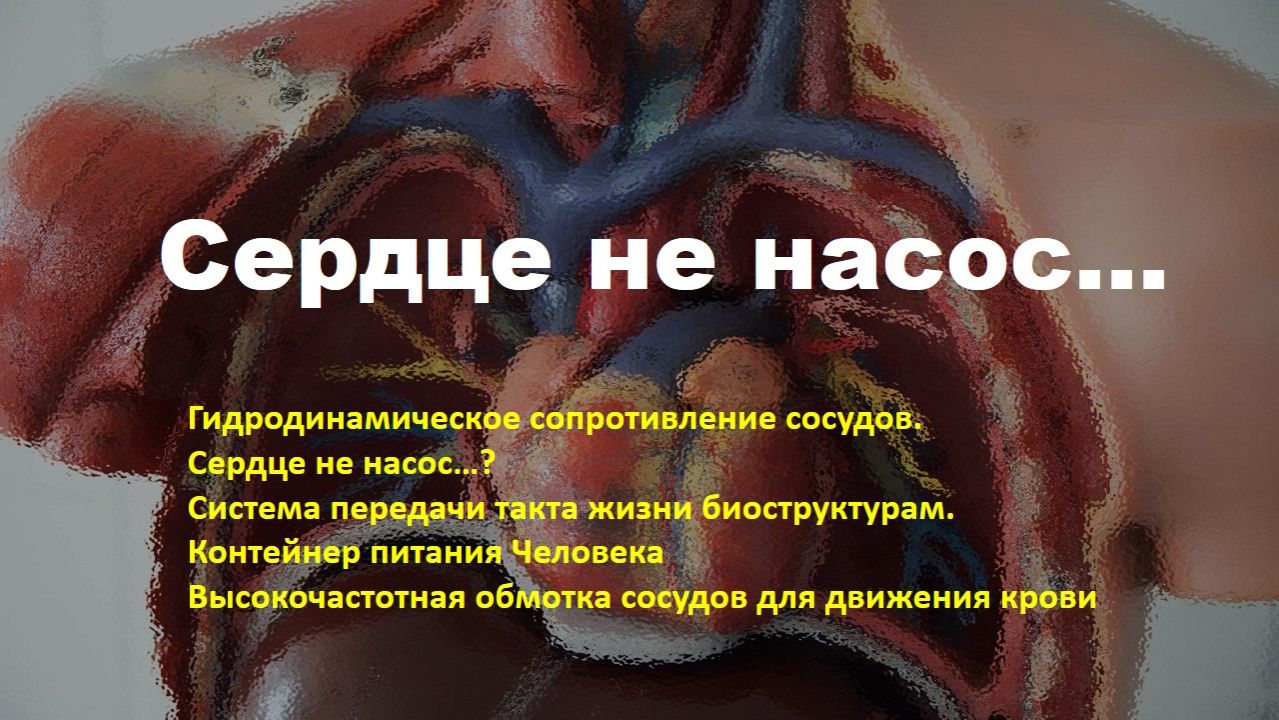 СЕРДЦЕ НЕ НАСОС....