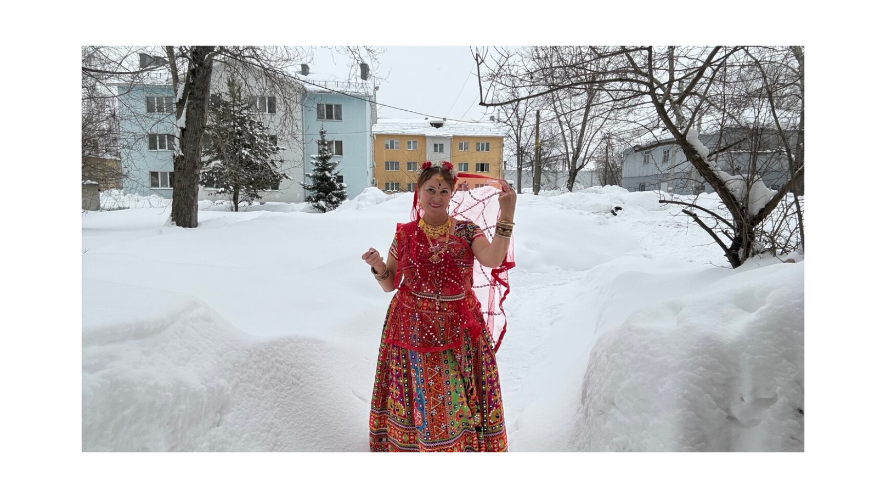 Танцы на снегу❄️😍🤩🥰🥳🌹😘💐