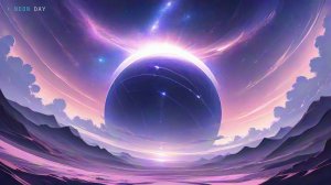 Сфера в пустоте — космическая фоновая анимация