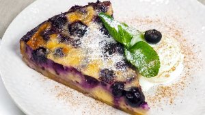 Пирог с голубикой