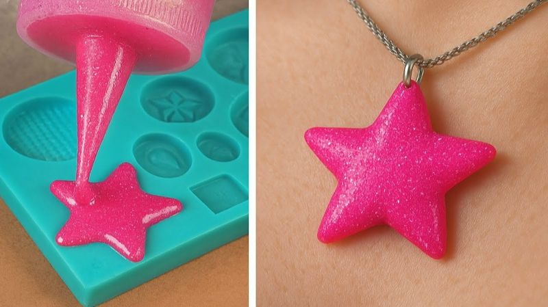 ПОДЕЛКИ ИЗ СМОЛЫ ДЛЯ НАЧИНАЮЩИХ своими руками! Легкие и красивые поделки из эпоксидной смолы