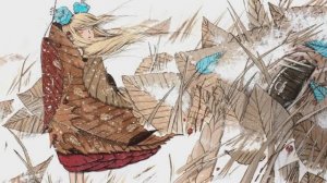 Сделала куклу из ветки и ниток