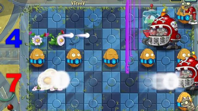 Plants vs. Zombies 2 - Dazey chain vs. Draftodil  Who is win? Max level plant!