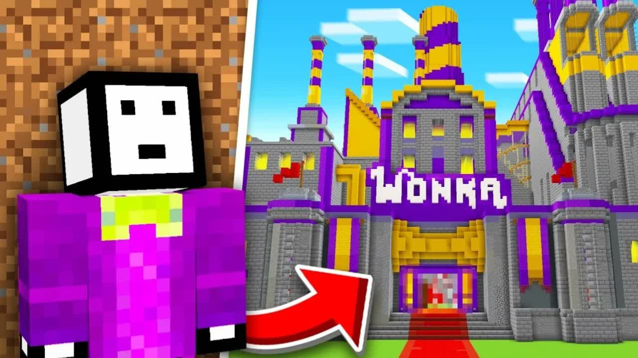 Я Построил Шоколадную Фабрику Вилли ВОНКИ в Майнкрафте!