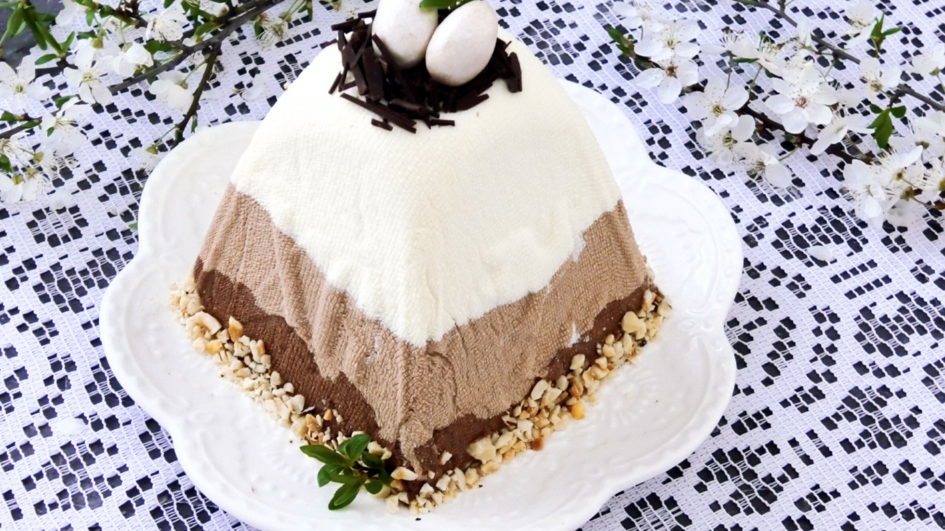 ⁣Творожная Пасха "Три шоколада"