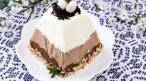 Творожная Пасха "Три шоколада"