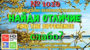 "Найди отличие" / "Spot the Difference"_ выпуск  1020