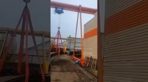 ✅ Сдали козловой кран 10т на заказ — «Роскран» завершил монтаж