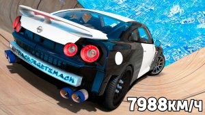 Спуск с горы без тормозов на чит тачках в ГТА 5! Эксперимент в GTA 5 Online