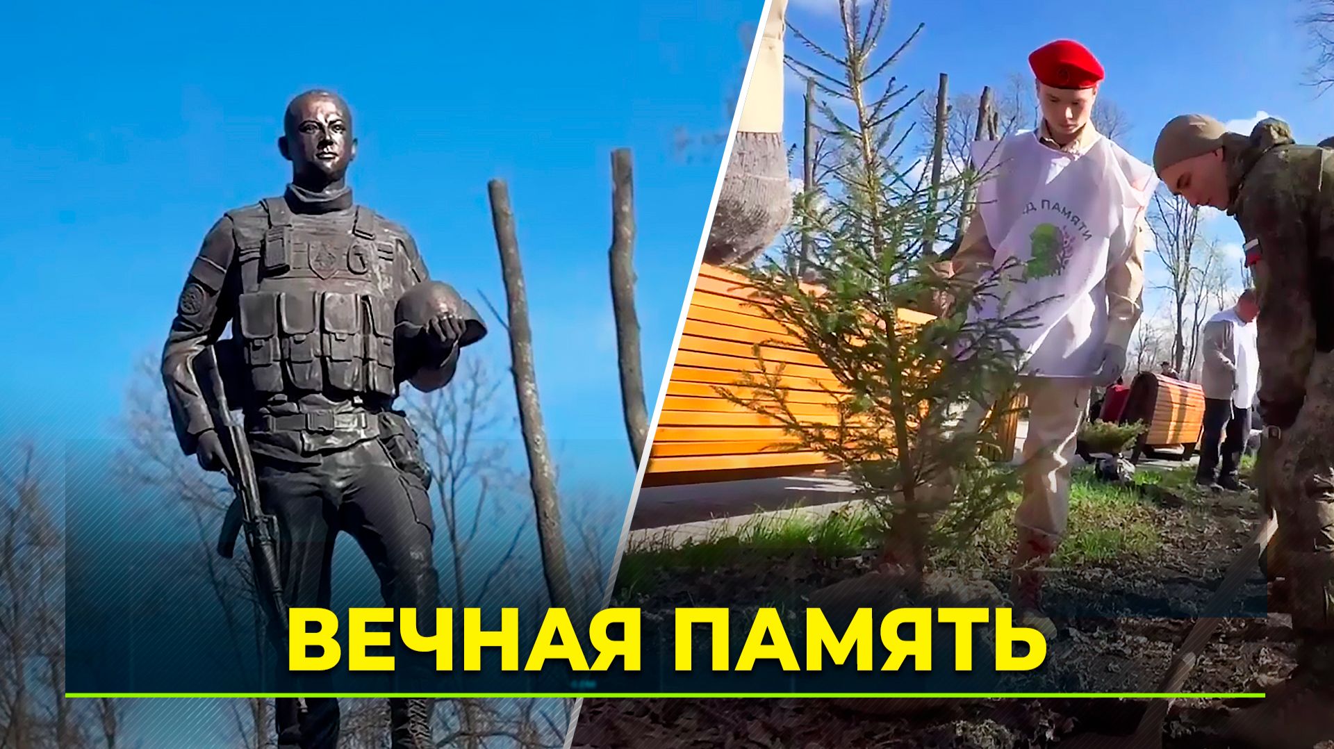 В Волновахе высадили сто деревьев в память о павших воинах-освободителях