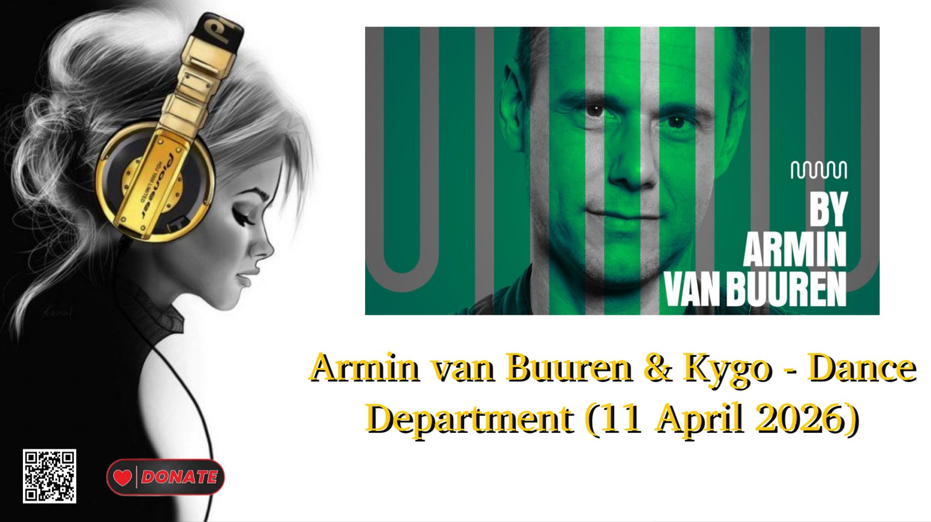 Armin van Buuren & Kygo - Dance Department (11 April 2026)