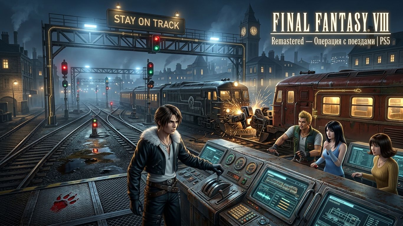 FINAL FANTASY VIII Remastered — Захват поезда | Необычная миссия | PS5