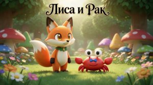 Лиса и рак - Русская народная сказка | Сказка для детей | Добрые сказки | Слушать аудиосказки онлайн