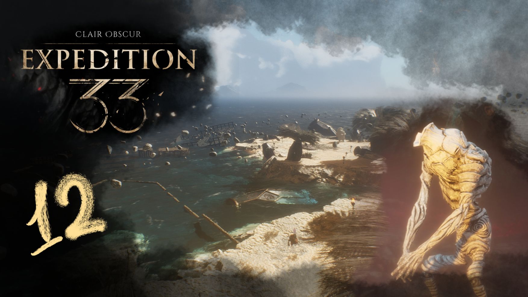 Покормили бутончик и прошли первое испытание жестралей~12~Clair Obscur:Expedition 33