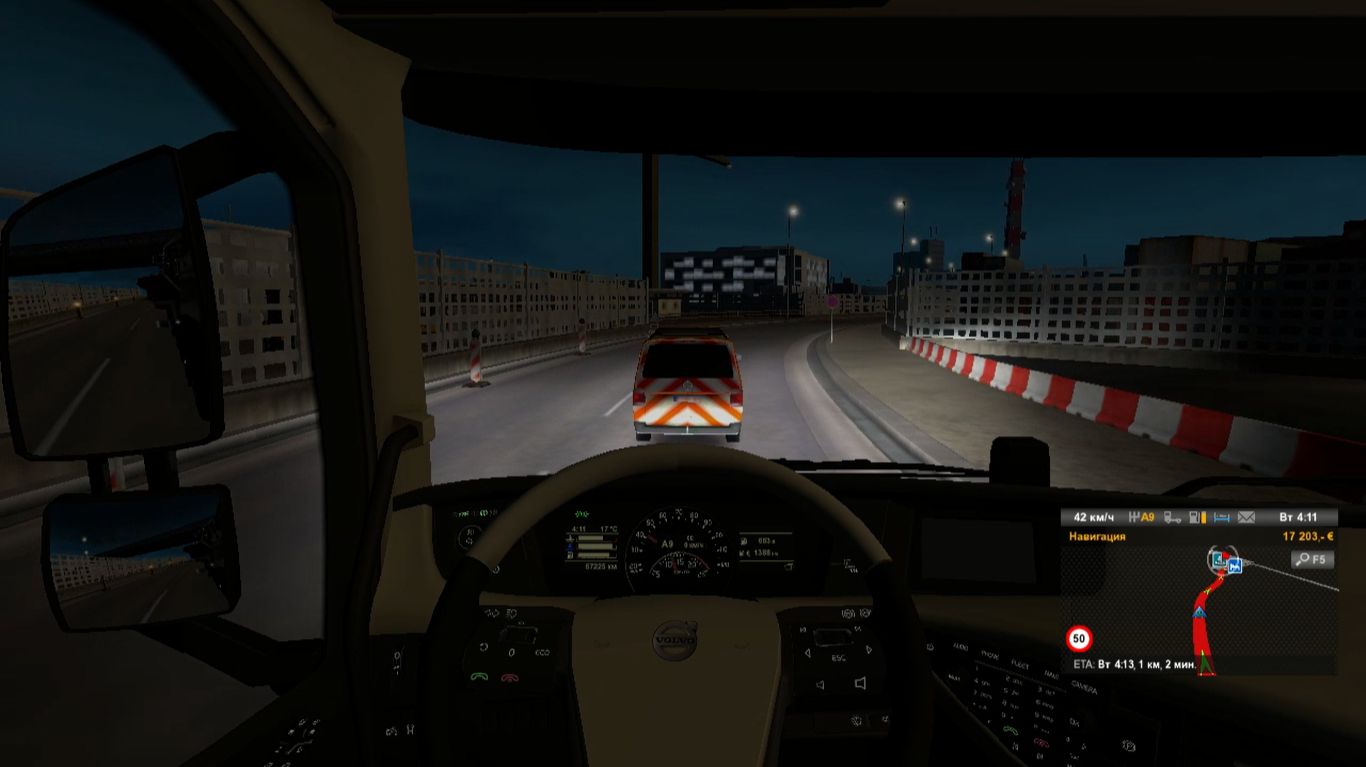 34) Euro Truck Simulator 2 Лоцманское судно (16,1х5,0х5,3м 25т) 213 км Brussel (B) - Amsterdam (NL)