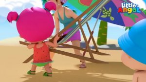 Учимся Различать Горячее 🥵 и Холодное 🥶| Детские Песенки Про Безопасность | Little Angel Русский