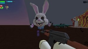 я паказываю пасхалку на зайца в чикен Ган