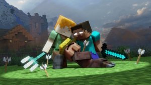 Нападение на Деревенских Жителей - Майнкрафт Мультики