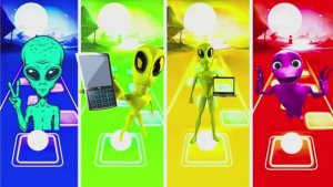 Зеленый Пришелец в Тайлс Хоп