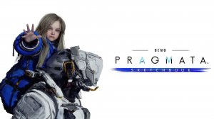 PRAGMATA — Прохождение демоверсии Sketchbook на русском. Хью и Диана на лунной станции