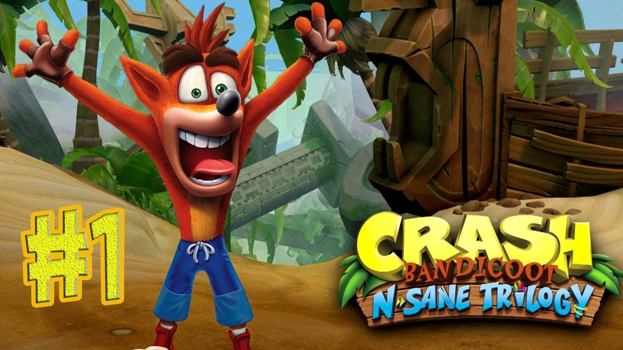 Crash Bandicoot (PC)-Остров безумия: Часть 1 #1 (N.Sane Trilogy).