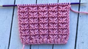 Красивый узор спицами для детских изделий