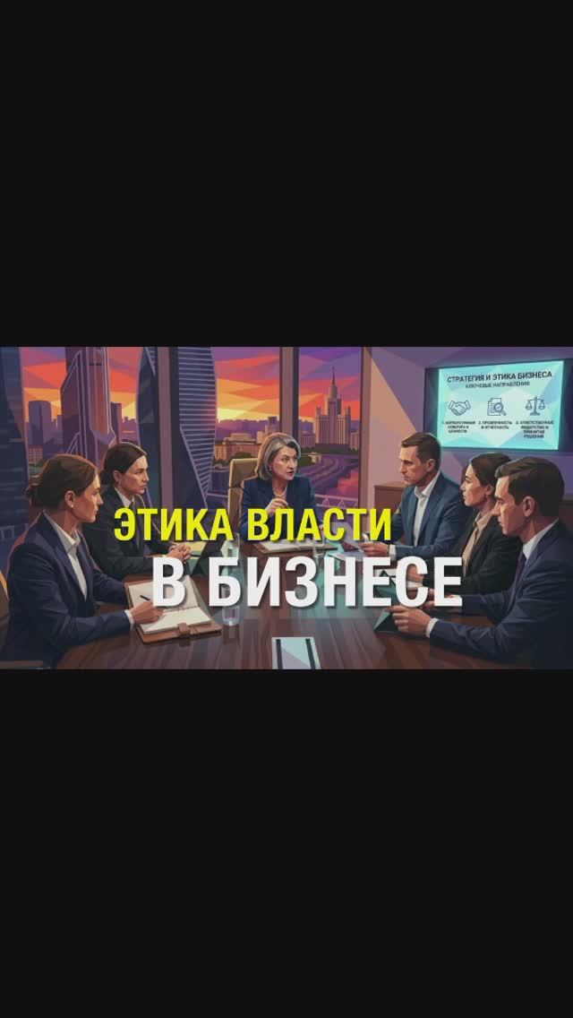 ЭТИКА ВЛАСТИ В БИЗНЕСЕ кл Mikhail Clay