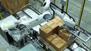 Роботизированная паллетизация коробок