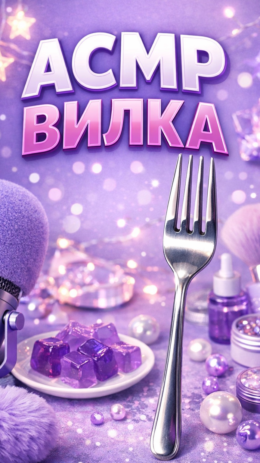 АСМР ВИЛКУ В МИКРОФОН??