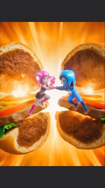 Парочка инопланетян из гамбургера)