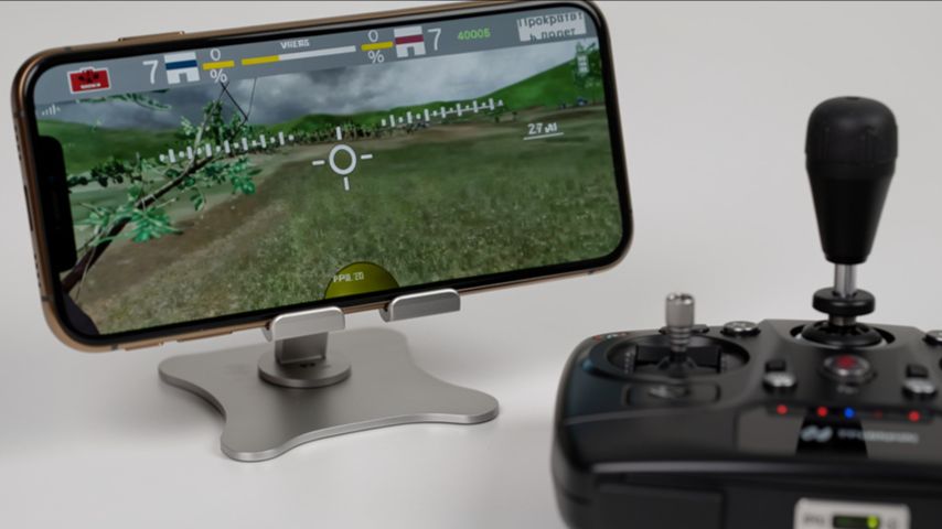 ФПВ дрон акро управление джостиком на мобильном
