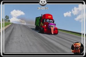 МОЛНИЯ МАКВИН В BEAM NG DRIVE (БИМКА) ПРОХОДИТ ПРЕПЯТСТВИЯ И ЛОМАЕТСЯ